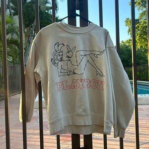 Playboy By PacSun Late Night Crew Neck Sweatshirt